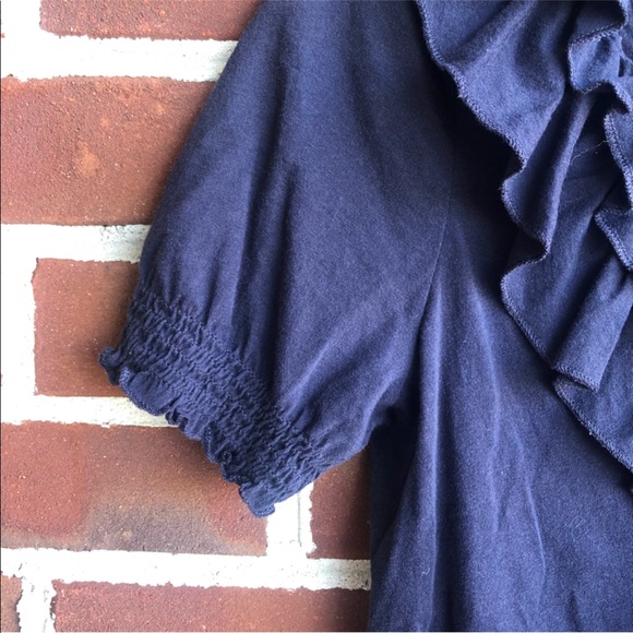 Denim and Supply Navy blue shirt with ruffles - Picture 5 of 6